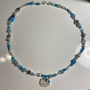 HELLO KITTY beaded necklace handmade